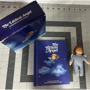 Avon The Littlest Angel 1984 Storybook w/ Doll Set Christmas